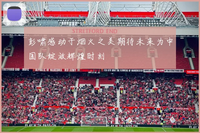 彭啸感动于烟火之美期待未来为中国队绽放辉煌时刻